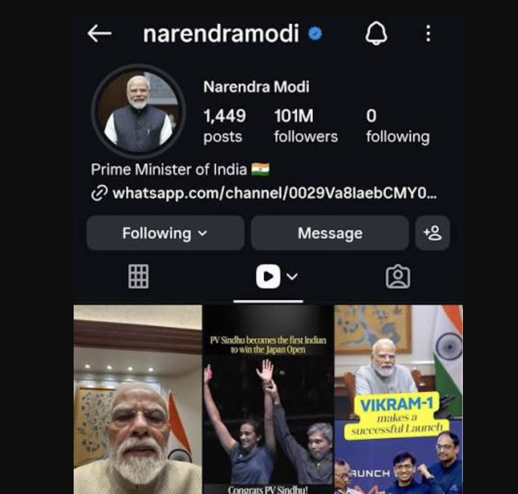PM Modi Breaks World Record With 303 Million Views On Reel, In 24 Hours