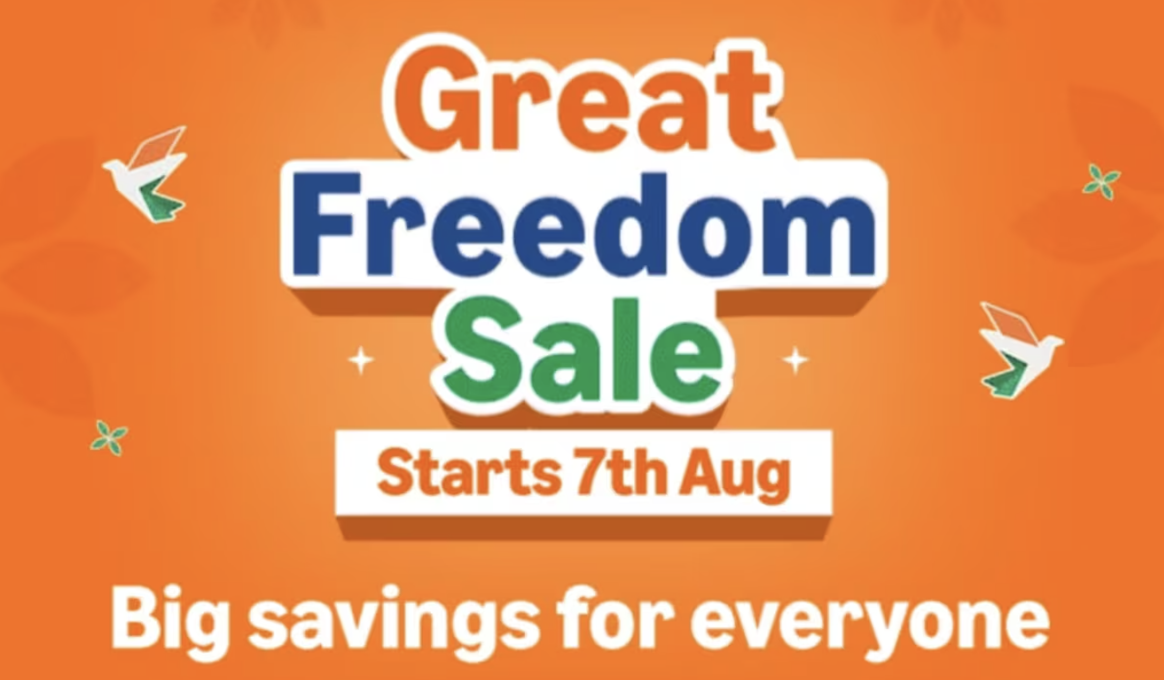 Confirmed! Amazon Great Freedom Sale 2026 Starts Aug 7: Discounted Smartphones, TV, Apparels & More