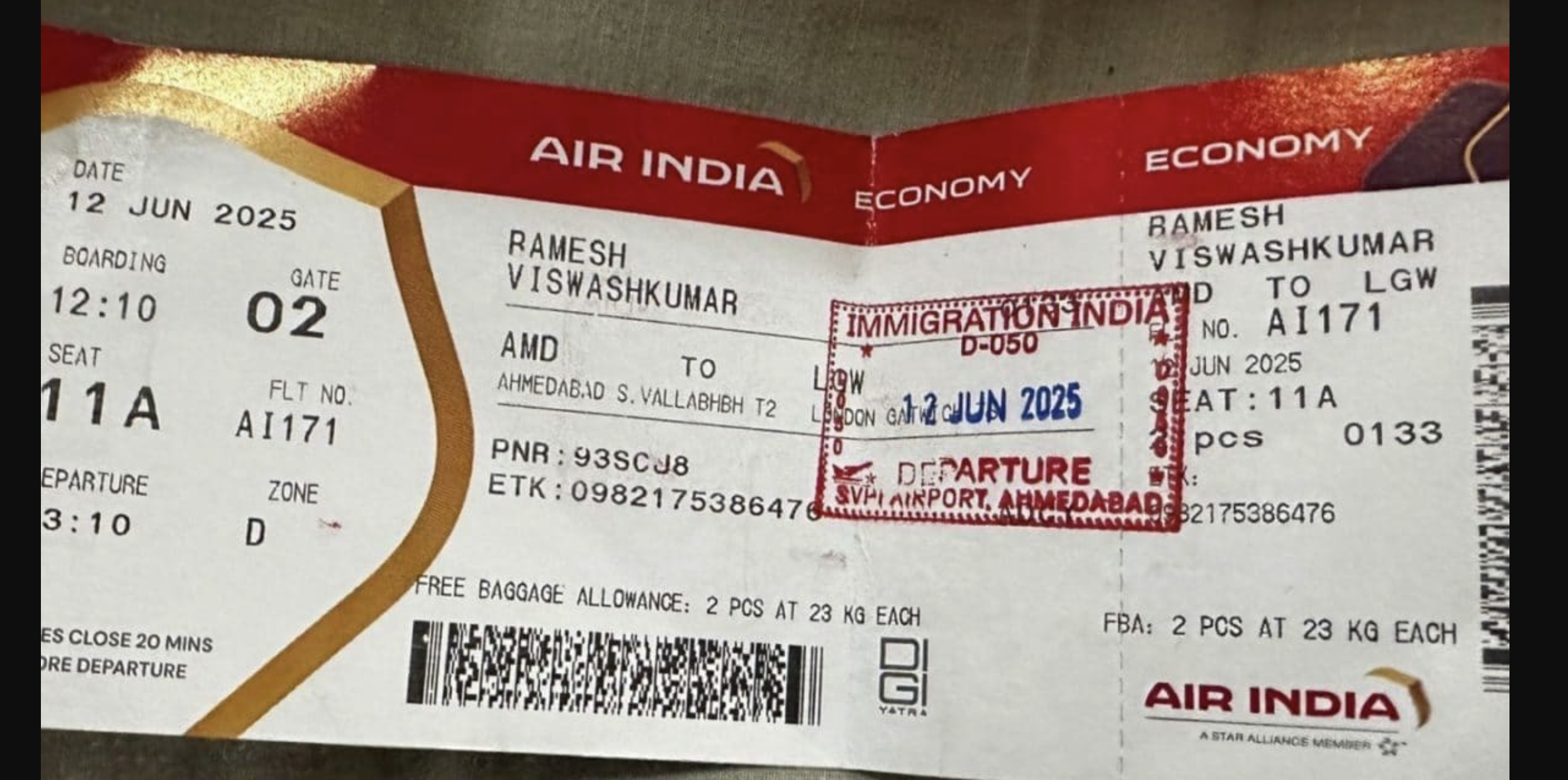Fake Air India Tickets Used In Canada Work Permit Fraud Of Rs 10 Lakh