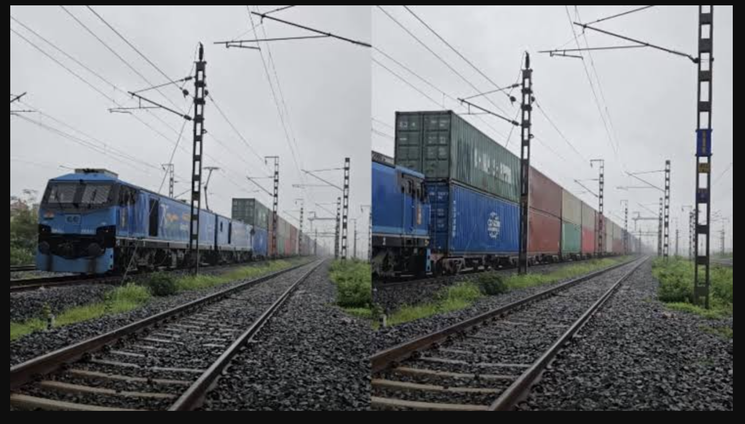 India's 1st Ever Double-Stack Long-Haul Container Train Runs From Mumbai Port