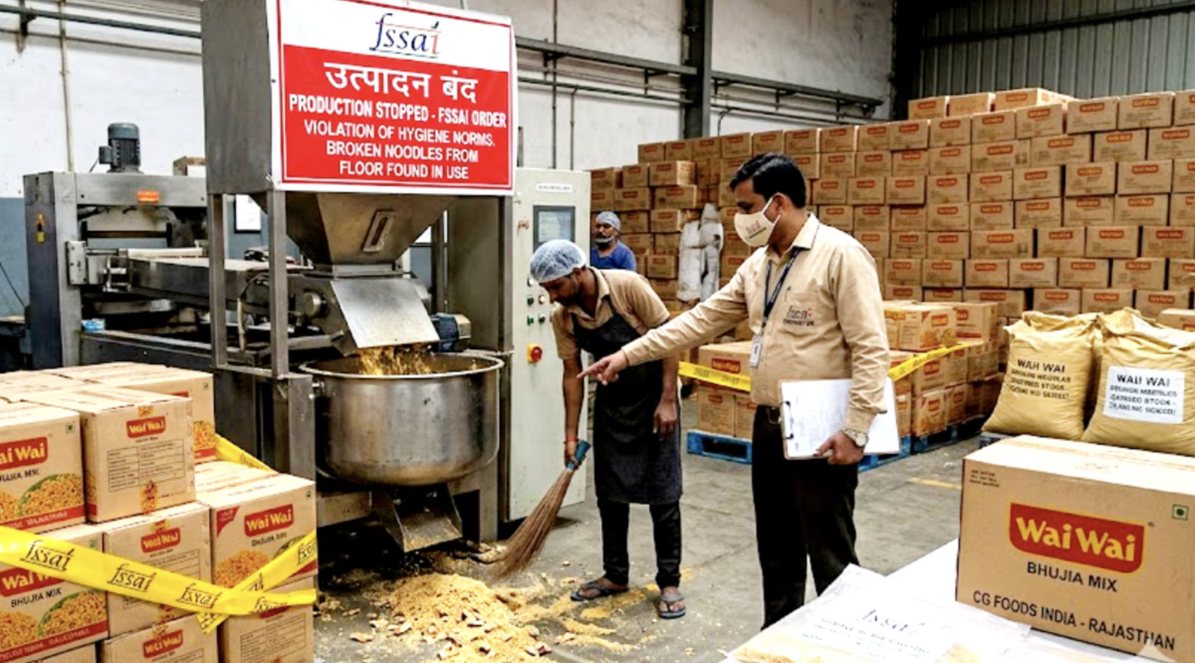 Wai Wai Bhujia Banned In India Over Hygiene Issues At Rajasthan Factory