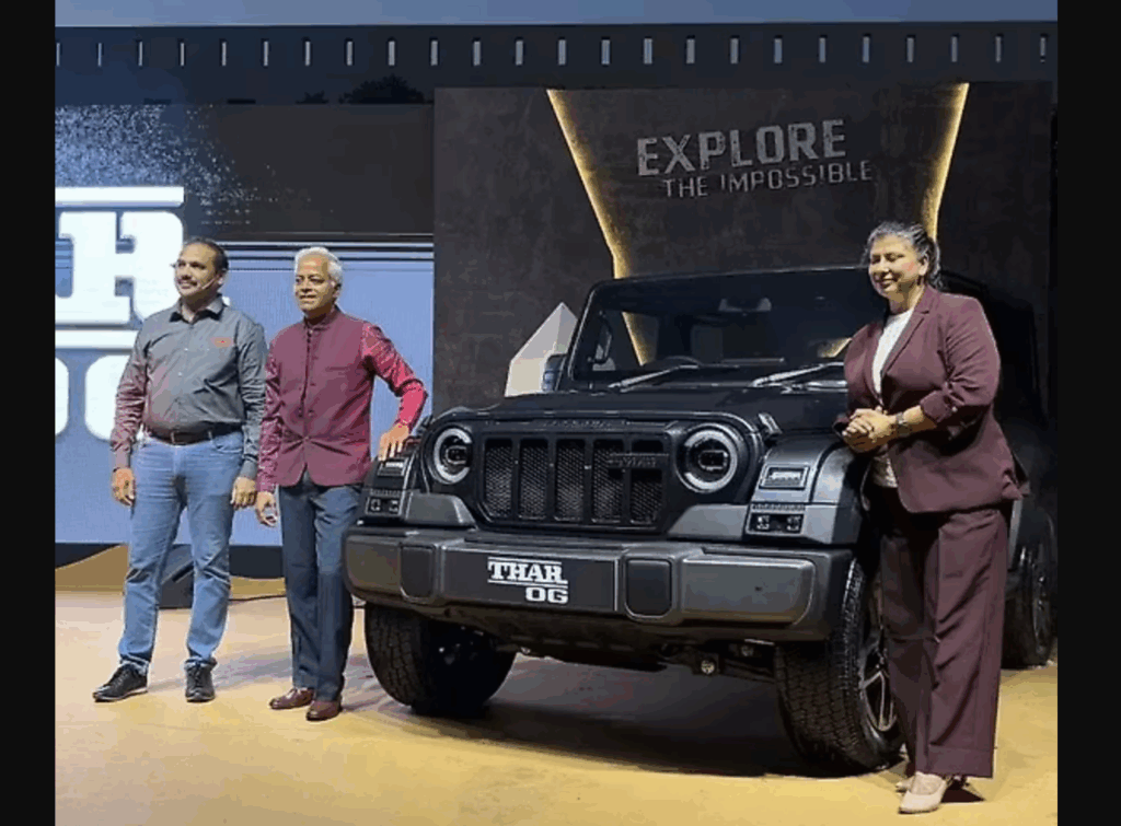 Mahindra Thar OG Launched At Rs 10.32 Lakh 
