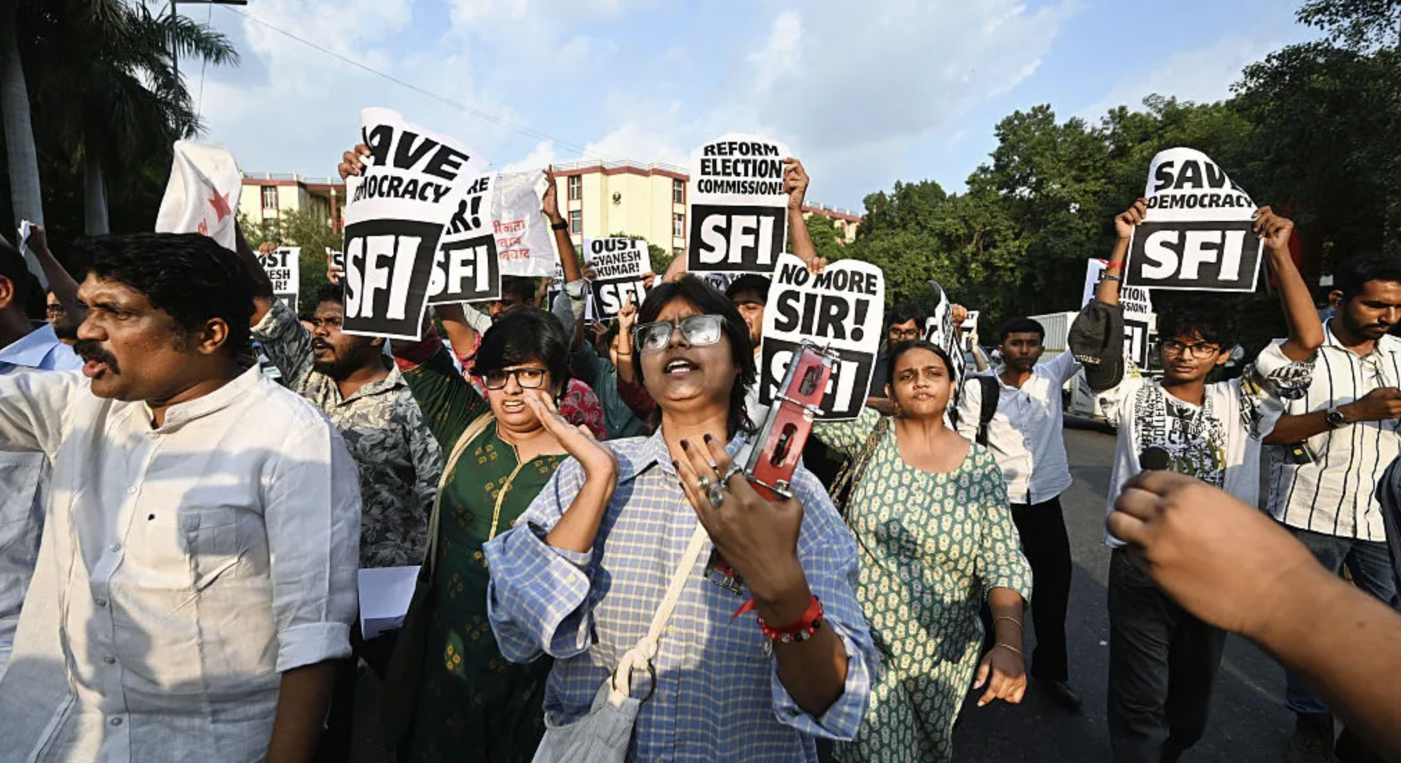 13 Crore Voters Deleted By BJP Govt Under SIR, Leading To Protests