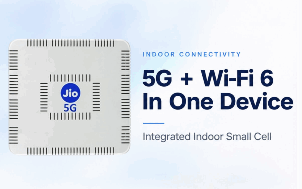 Reliance Jio Combines 5G and Wi-Fi 6 in One Device to Improve Indoor Connectivity