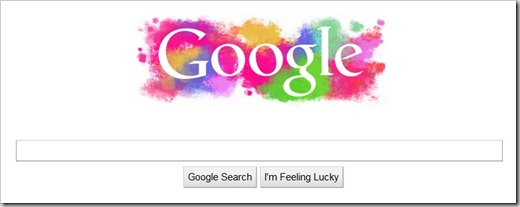 Happy Holi Google Doodle