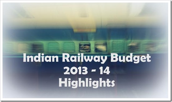 Railway Budget Highlights