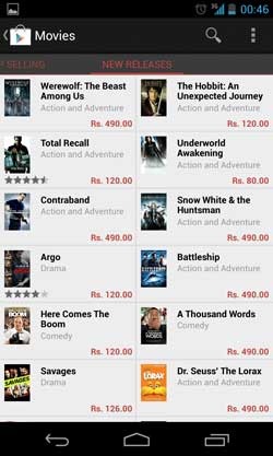google-movies-price