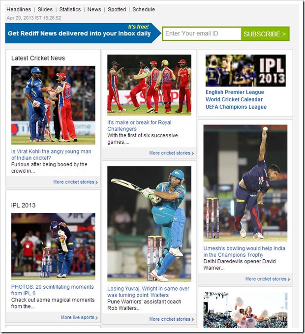 Cricket News