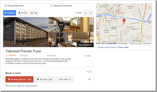 Google hotels