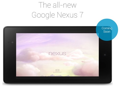 Nexus 7 coming soon