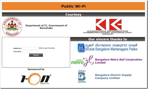 Bangalore Gets Free Wi-Fi Zones