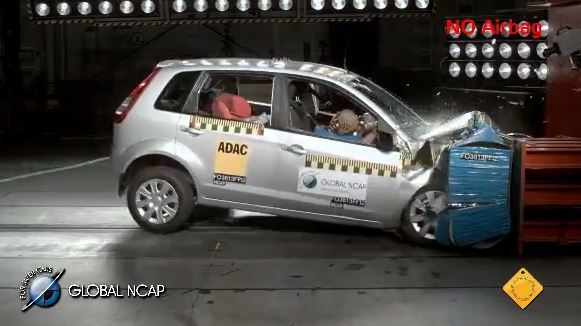 Indian Cars Taken for Crash Tests