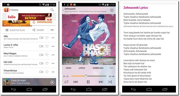 Gaana 4.0 Update Brings Music Videos & Lyrics To Android & iOS Apps