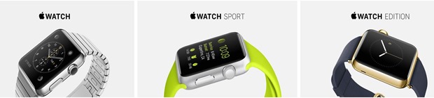 Apple Watch editions