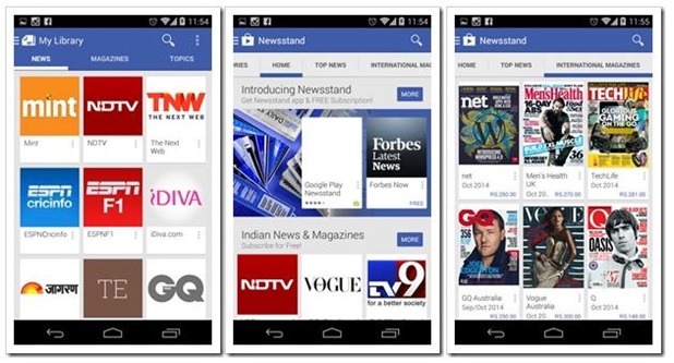 Google Play Newsstand Paid Content Now Available In India