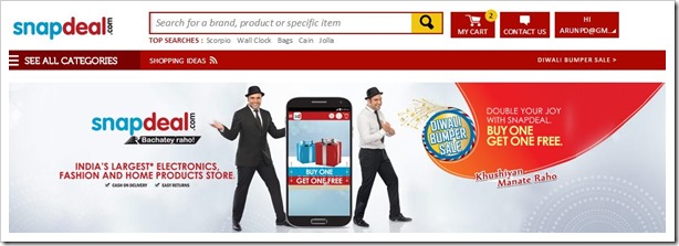 snapdeal offers