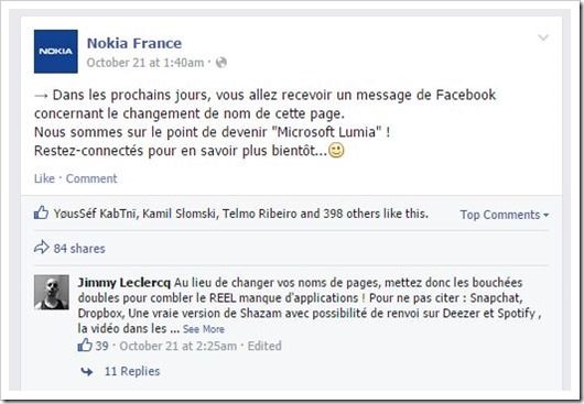 Nokia Lumia FB