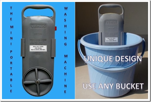 Indian Startup Creates Portable Washing Machine Costing Only Rs 1500/$25