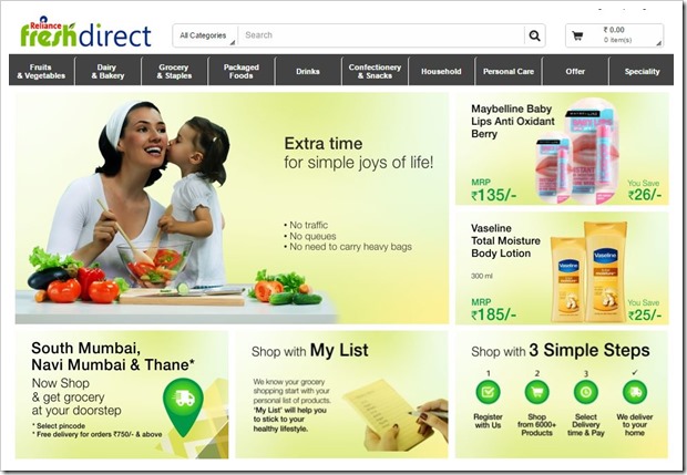 Reliance FreshDirect