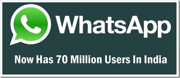 With 70M Users, WhatsApp Way Ahead Of Others In India