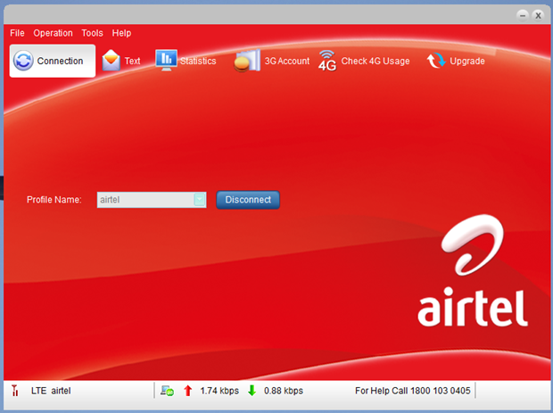 install airtel 4g dongle in linux