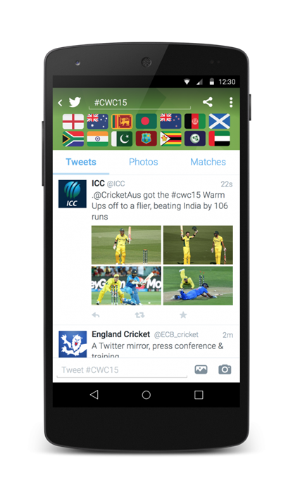 CWC15 World cup mobile