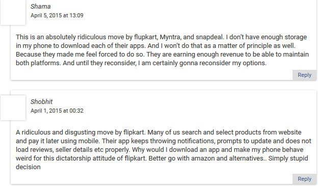 Flipkart Mobile User Comments3