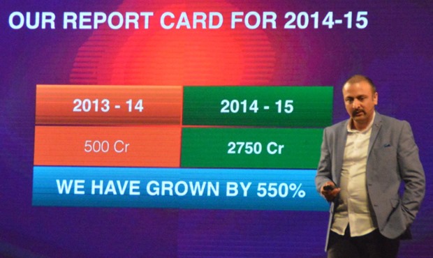 Gionee Growth Numbers 2014-15