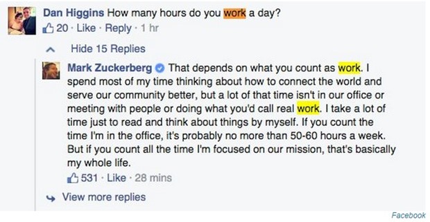 Zuckerberg Questions