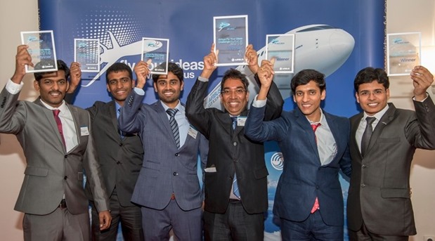 Indian Student winners Aircraft wings vibrations