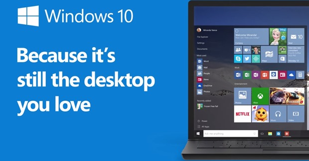 Windows 10 header