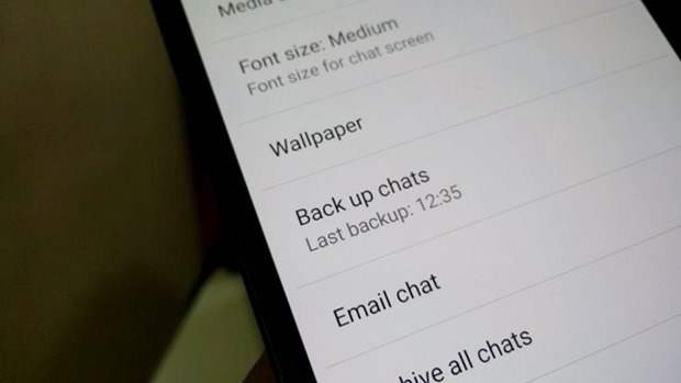 Whatsapp Chat backup