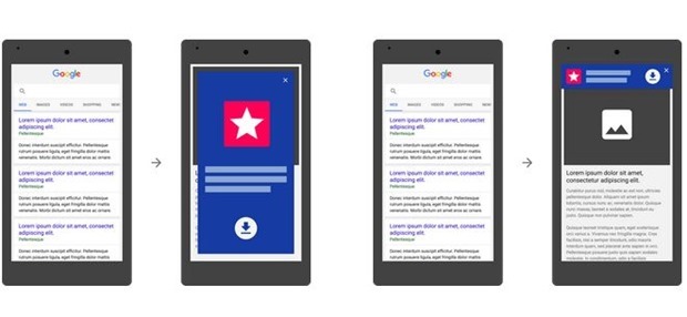 Google Wants to Crush Interstitial Mobile App Install Ads on Mobile Webpages