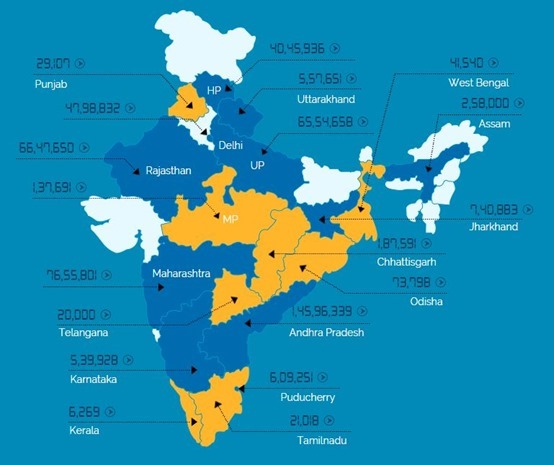 ILEDTHEWAY India Map