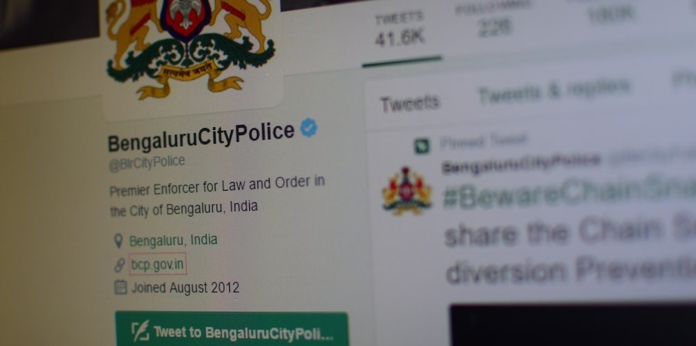 Bangalore Police Twitter Dashboard