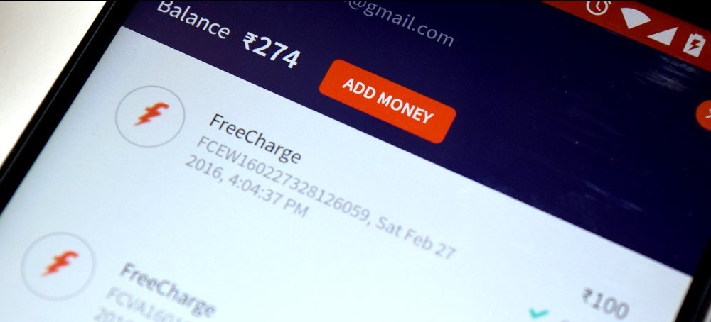 Freecharge Wallet Chat and Pay feature