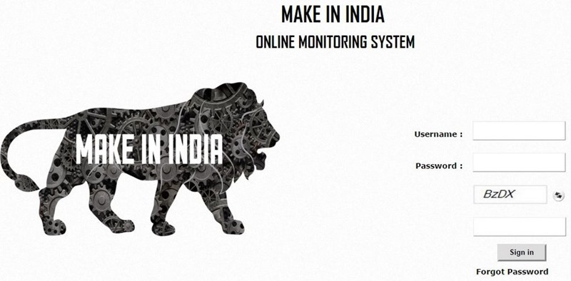 Make in India Dashboard