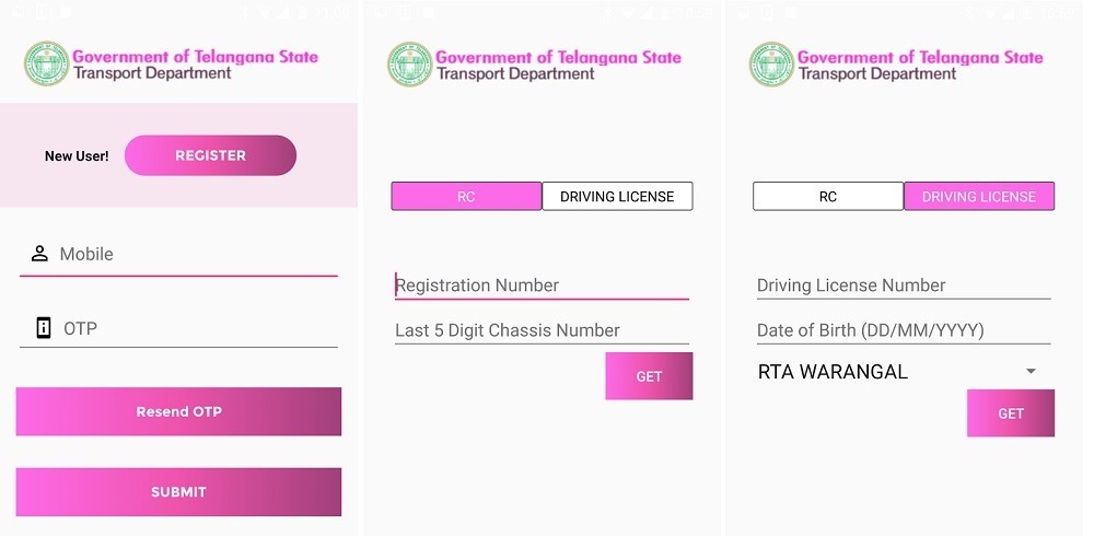 Now Carry E-Copies of Driving License and Car Registration Papers on Mobile in Telangana