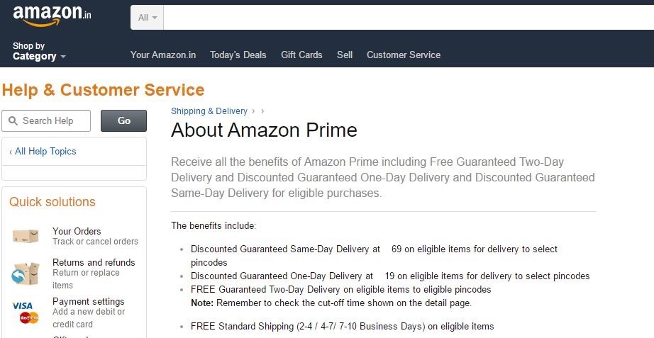 About Amazon Prime