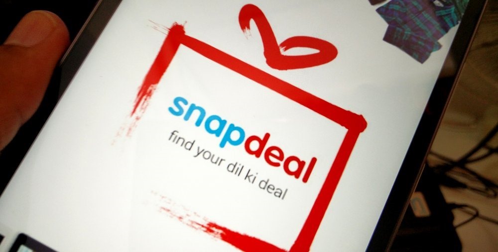 Snapdeal mobile screen online shopping