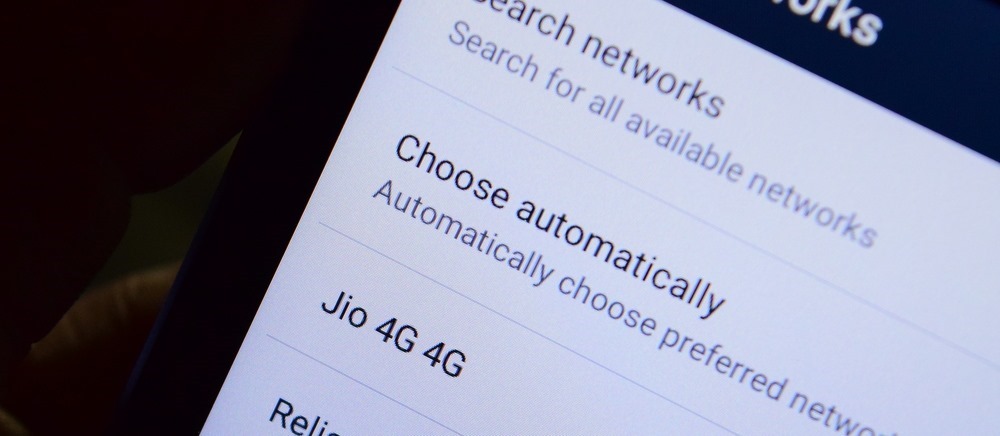 Jio 4G Mobile Internet Network Signal