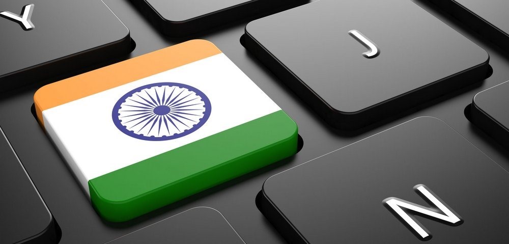 India Keyboard flag Software IT services