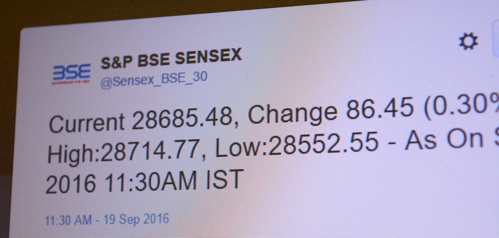 BSE Sensex Tweets