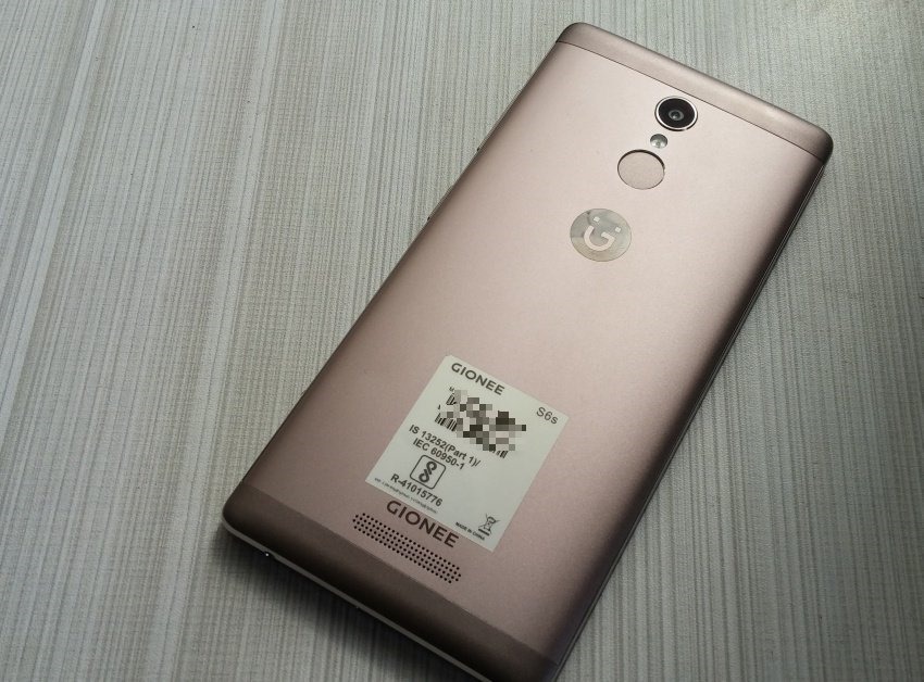Gionee S6s Back