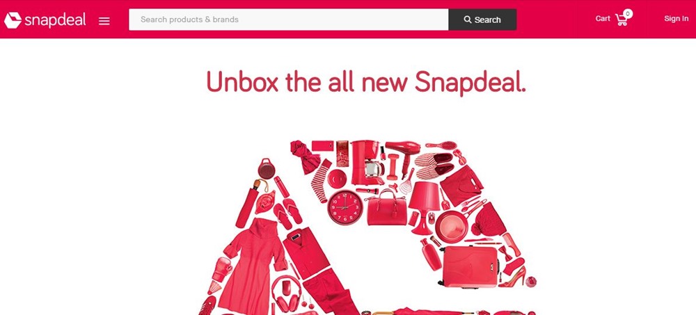 Snapdeal Redesigns its Logo in Vermello Colour to Align With its Ideologies & Brand