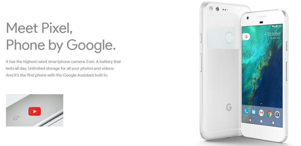 Google Launches Pixel and Pixel XL Smartphones; Pre-Bookings Start on Flipkart