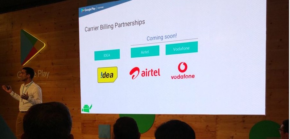 Google Extends Play Store Carrier Billing to Airtel & Vodafone Users in India!