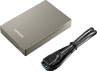 Lenovo Slim 1 TB and 2 TB External Hard Disk