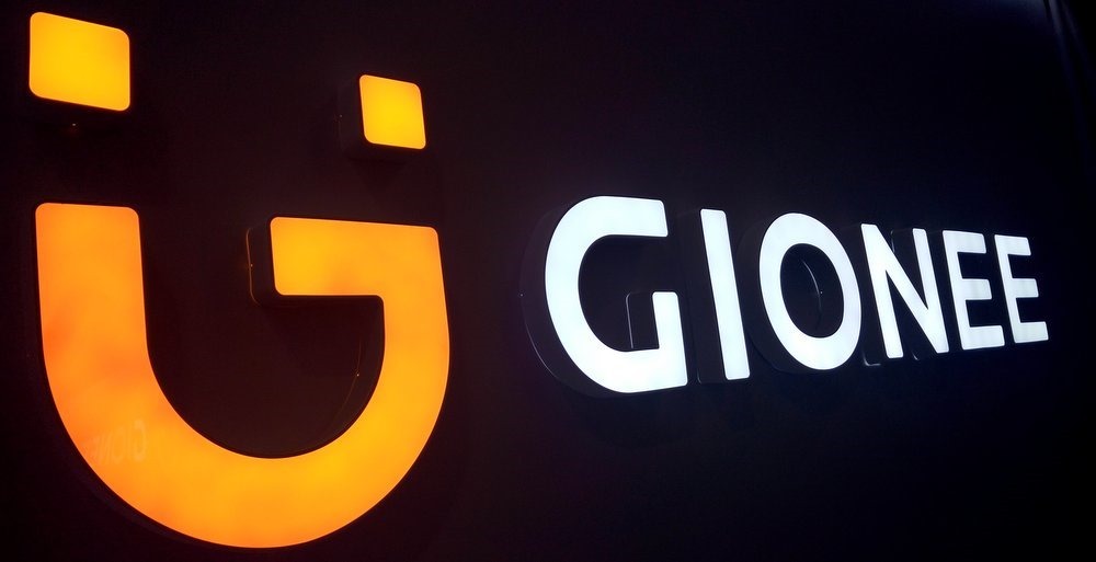 Gionee Logo Dark Background