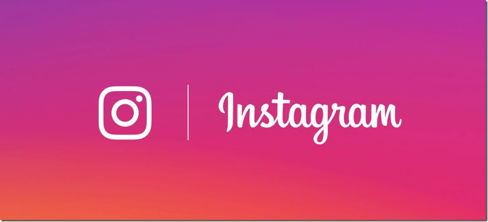 Instagram logo pink